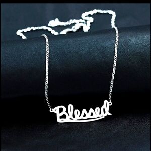 🫶Blessed✝️Inspirational Pendant Necklace
